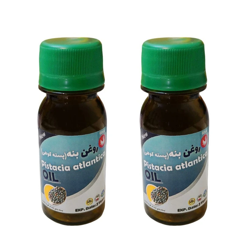 روغن بنه پامکا مدل پرس سرد حجم 60 میلی لیتر مجموعه 2 عددی