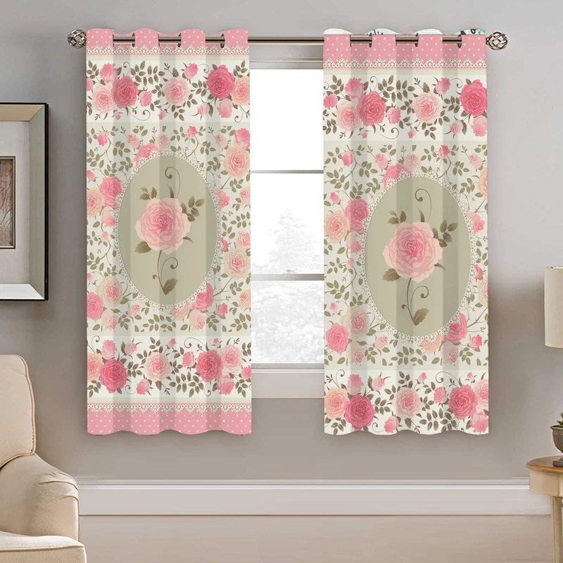 پرده نیروانا طرح گل  مدل هازان کد 4246    سایز 140×200 سانتی متر