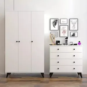 کمد لباس کودک مدل GB30010 به همراه دراور