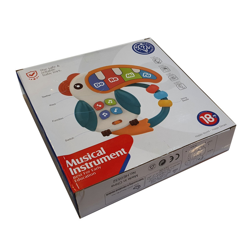 بازی آموزشی موزیکال هانگر مدل طوطی کد HE0532