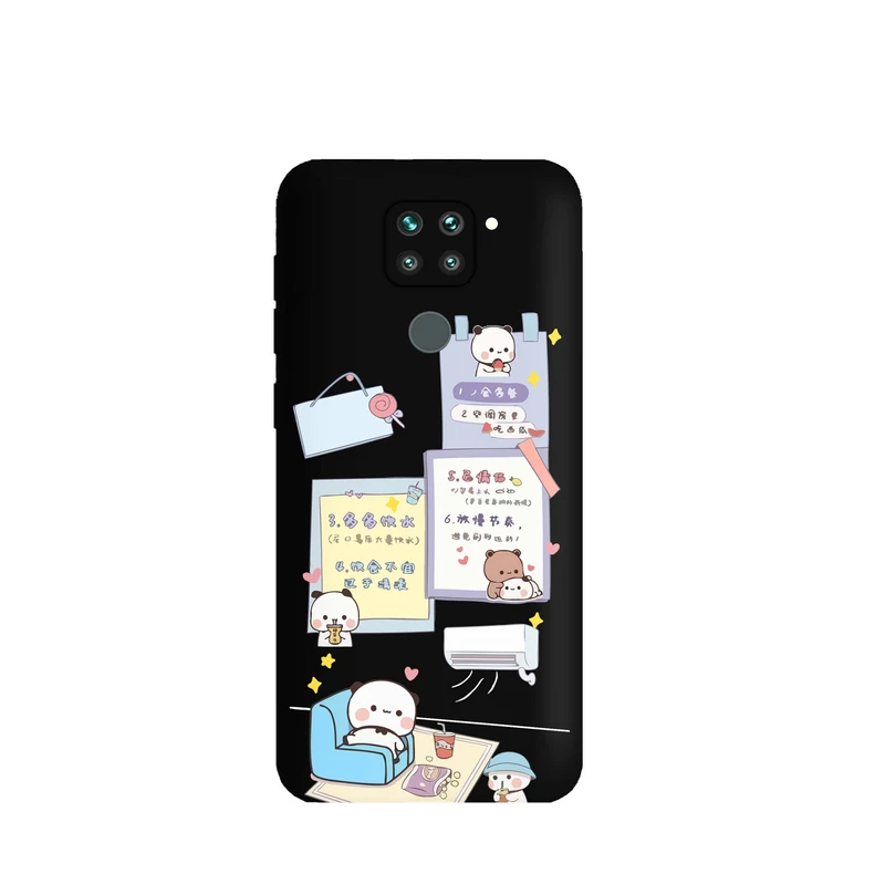 کاور قاب گارد طرح خرس تنبل کد a3488 مناسب برای گوشی موبایل شیائومی Redmi Note 9