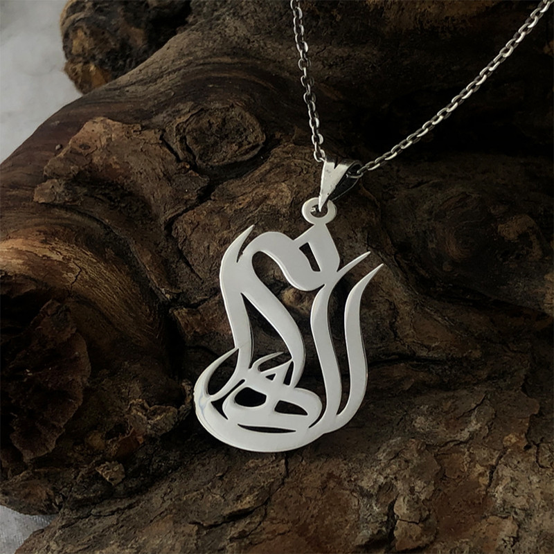 گردنبند نقره زنانه مدل الهام گردنبند نقره زنانه مدل الهام