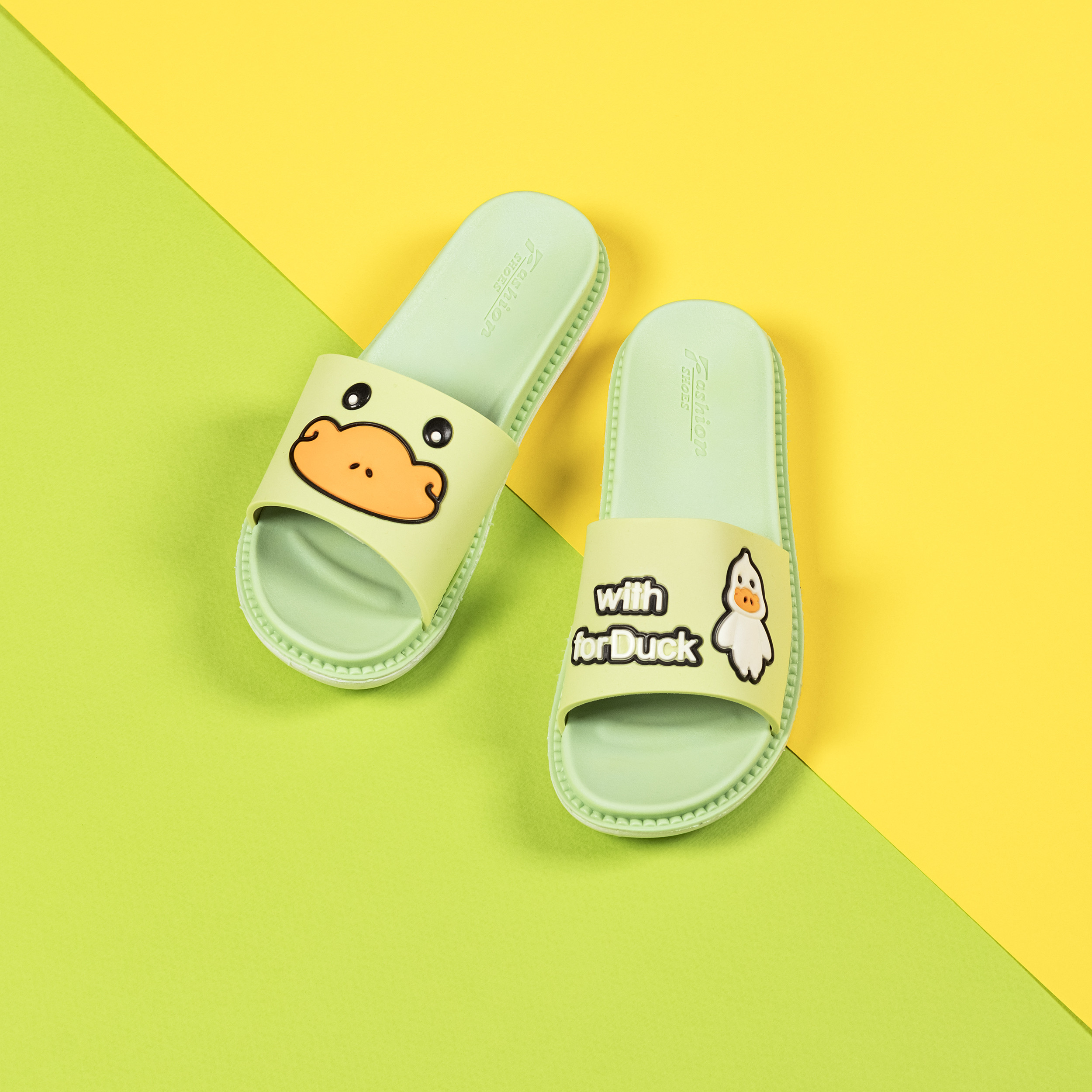 دمپایی زنانه پایون مدل With For Duck GRN.2836