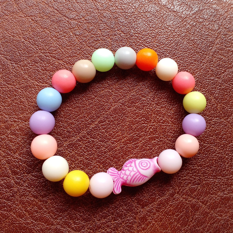 دستبند دخترانه مدل ماهی کد HCK043 دستبند دخترانه مدل ماهی کد HCK043