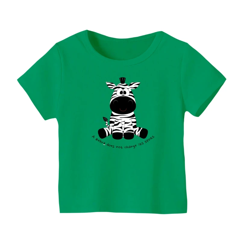 تی شرت آستین کوتاه بچگانه مدل گورخر کد ۱۴