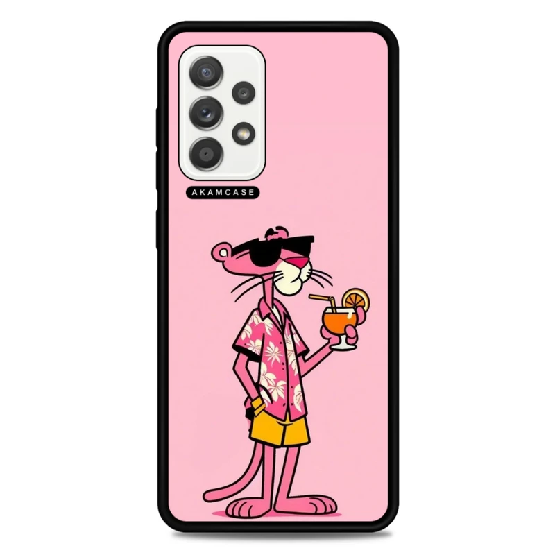 کاور آکام مدل AMC-WSGA52-PINK PANTHER13 مناسب برای گوشی موبایل سامسونگ Galaxy A52