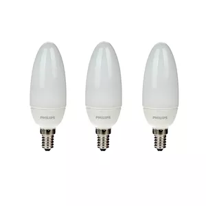 لامپ کم مصرف 5 وات فیلیپس مدل شمعی پایه E14 بسته 3 عددی