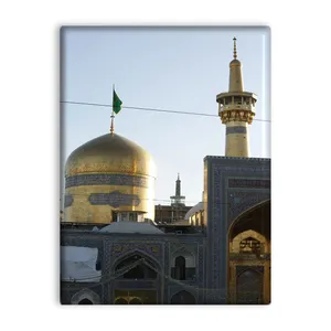 کاشی اطلس آبی طرح  گنبد و گلدسته  مدل T4983