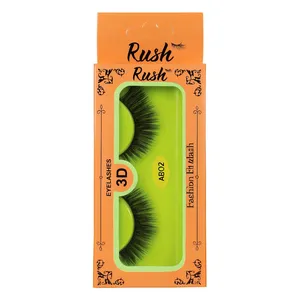 مژه مصنوعی 3 بعدی راش مدل فشن کد AB02 بسته 2 عددی