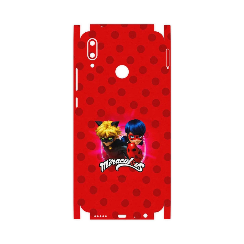 برچسب پوششی ماهوت مدل Ladybug and Cat Noir-FullSkin مناسب برای گوشی موبایل هوآوی Y9 2019