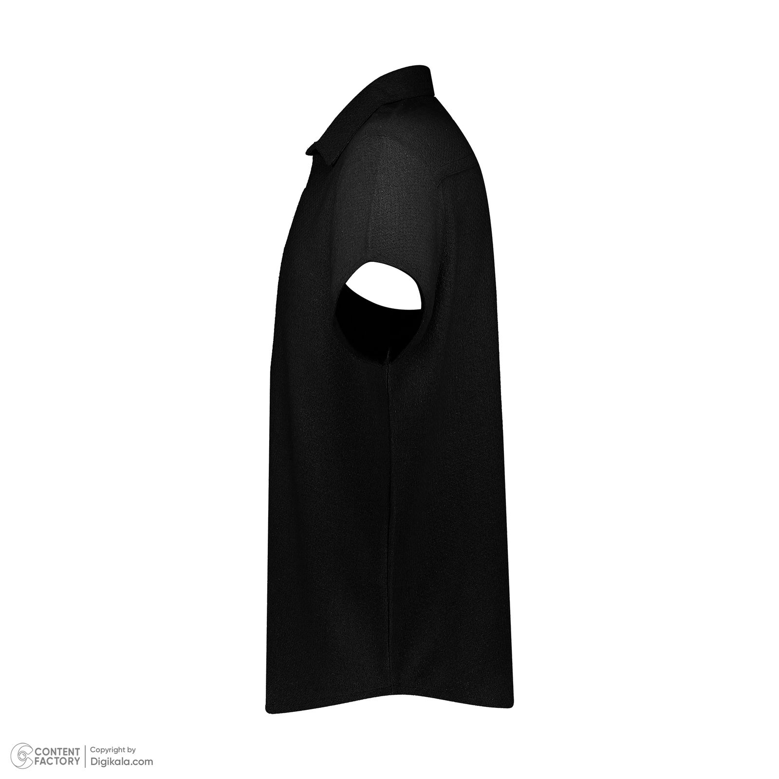 پیراهن آستین کوتاه مردانه باینت مدل 757 رنگ مشکی -  - 2