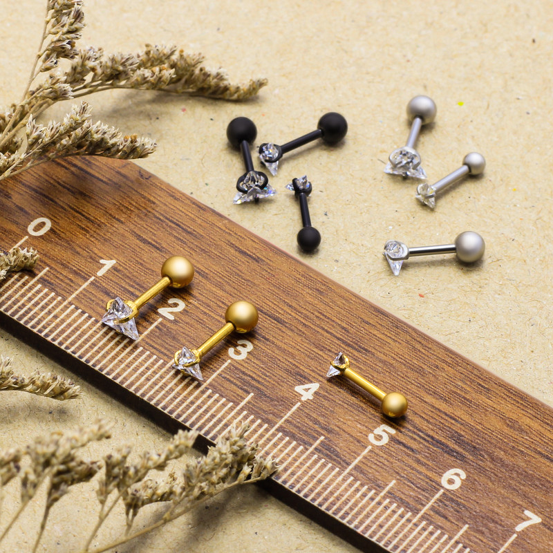 پیرسینگ گوش زنانه پایتخت مدل PS1092 مجموعه 3 عددی