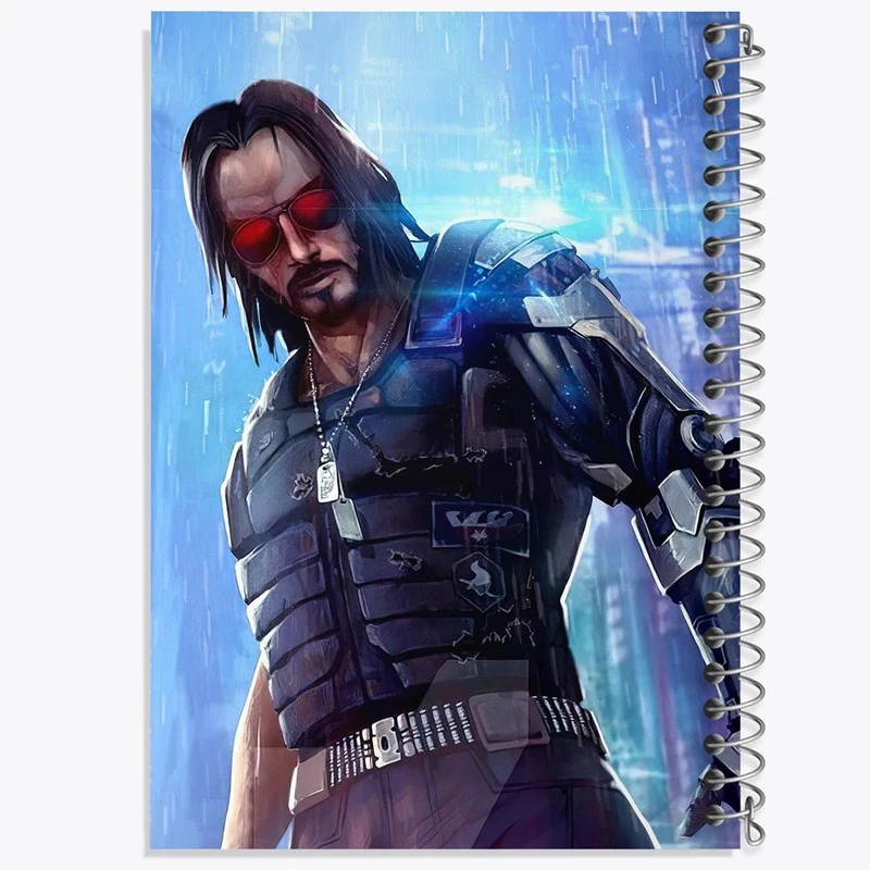 دفتر نت موسیقی 50 برگ خندالو مدل جانی سیلورهند سایبر پانک کد 30563