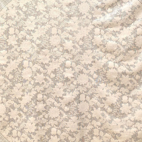رومیزی مدل گرد طرح گل  سایز 150x150 سانتی‌متر