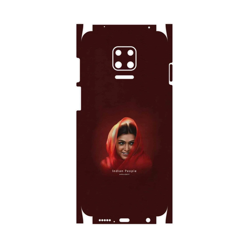 برچسب پوششی ماهوت مدل Portrait of an Indian Woman-FullSkin مناسب برای گوشی موبایل شیائومی Redmi Note 9S