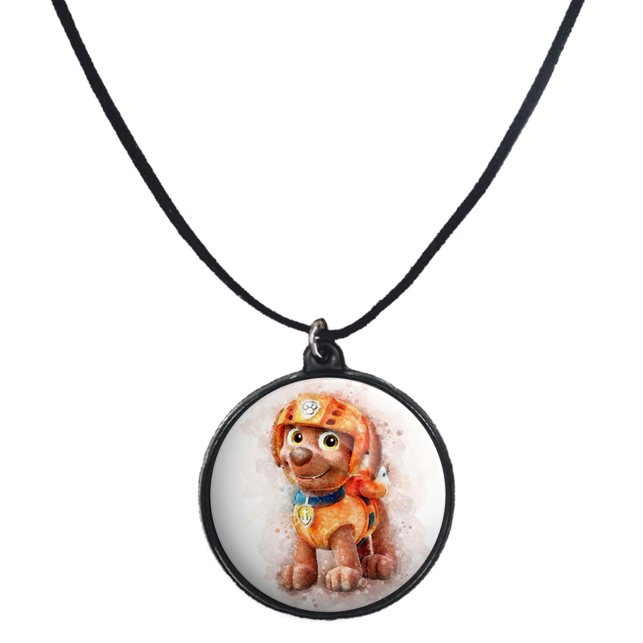 گردنبند پرمانه طرح سگ های نگهبان کد pmb.1929 مدل دو طرفه