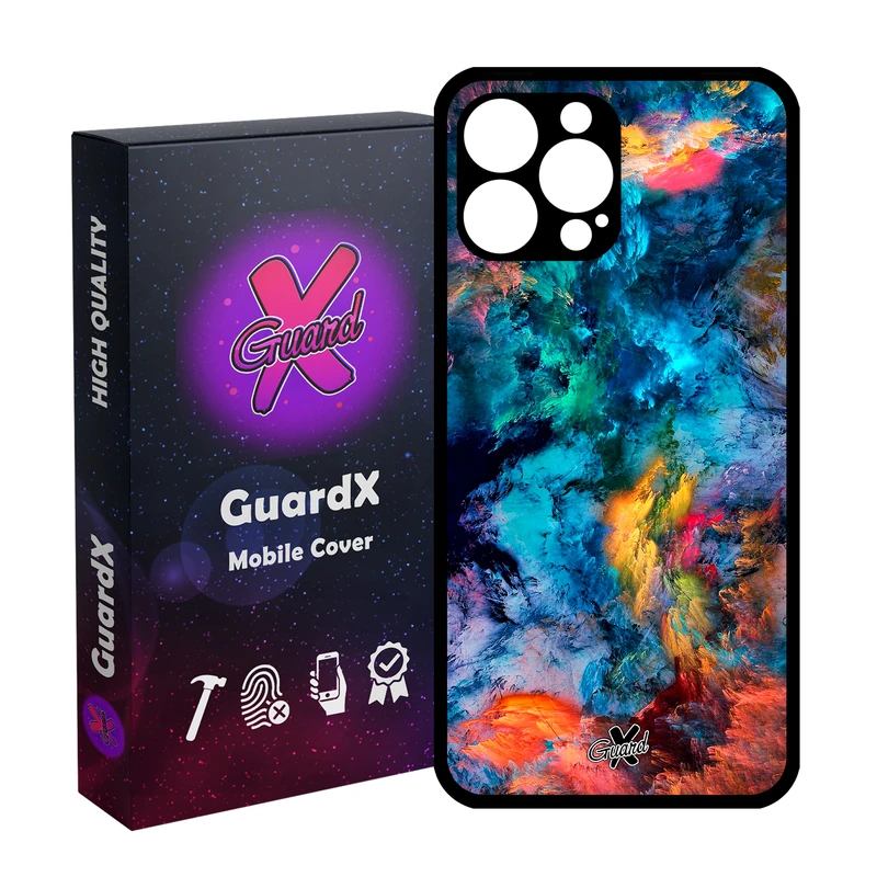 کاور گارد ایکس طرح Colors مدل Glass10117 مناسب برای گوشی موبایل اپل iPhone 13 Pro Max