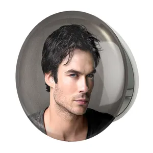 آینه جیبی خندالو طرح دیمون سالواتوره خاطرات یک خون آشام  The Vampire Diaries  مدل تاشو کد 23669 