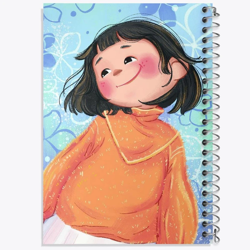 دفتر لیست خرید 50 برگ خندالو طرح دخترانه فانتزی کد 25716