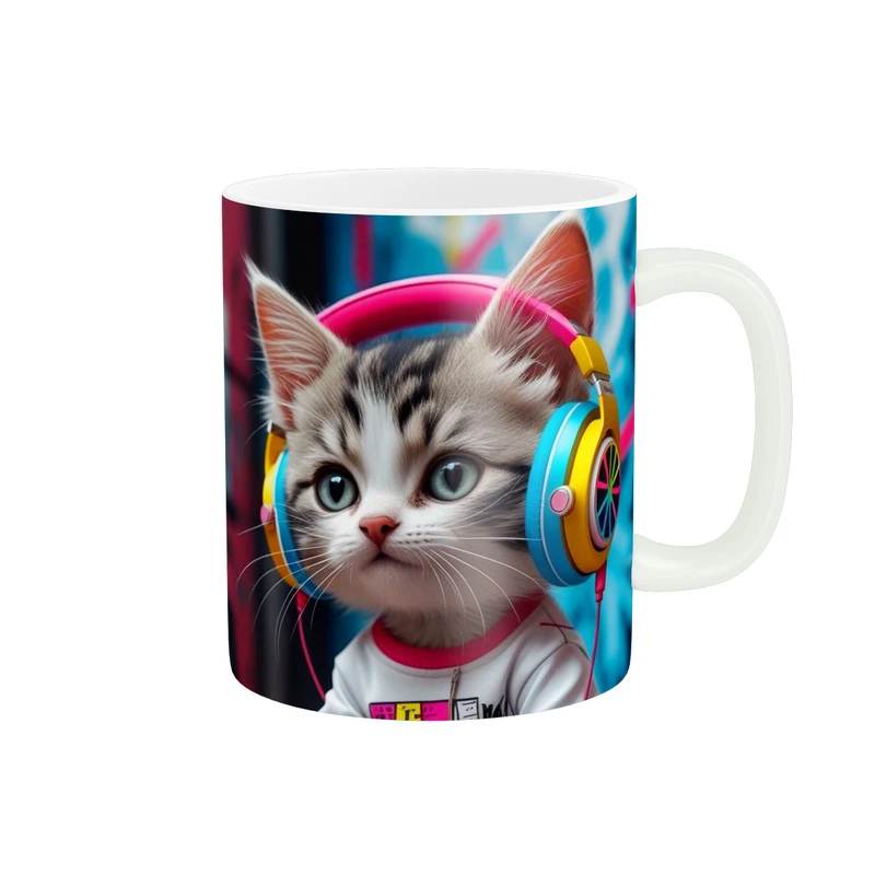 ماگ پاد آفرین طرح گربه کد 6355