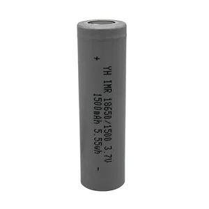 باتری لیتیومی مدل IMR18650 YH 5C ظرفیت 1500 میلی‌آمپرساعت