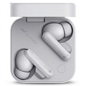 هندزفری بلوتوثی ناتینگ مدل CMF Buds Pro 2 با نویز کنسلینگ فعال (ANC)، درگاه شارژ USB Type-C، دارای میکروفون سه‌گانه با قابلیت حذف صدای باد، مقاوم در برابر رطوبت و عرق (IP55)
