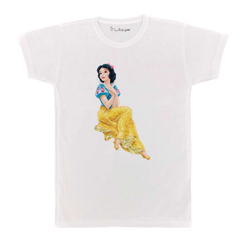 تی شرت بچگانه پرمانه طرح سفید برفی و هفت کوتوله کد pmt.5839