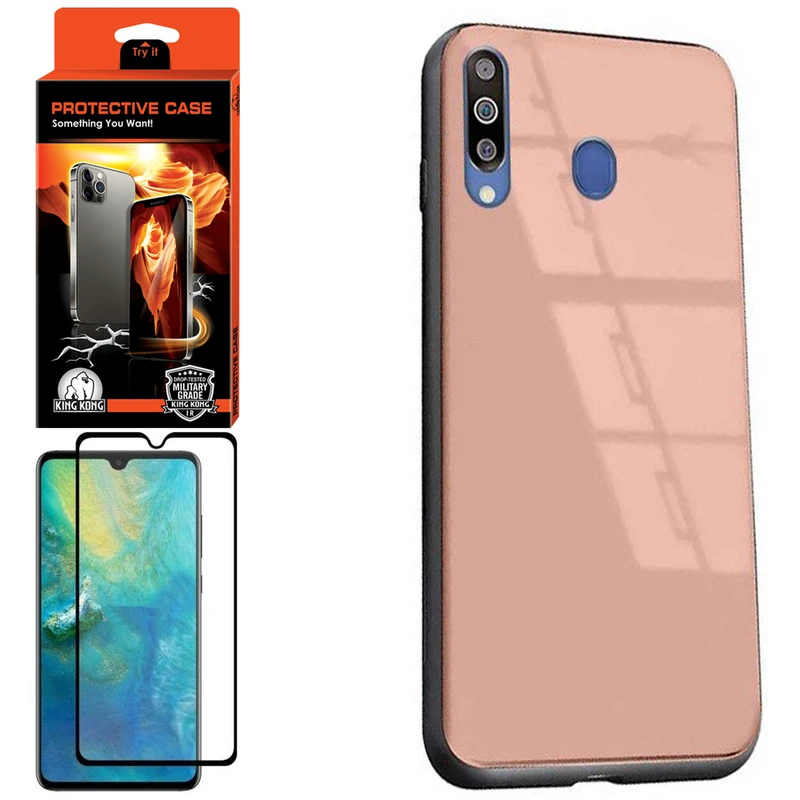 کاور کینگ کونگ مدل CVRGLS-II مناسب برای گوشی موبایل سامسونگ Galaxy M30 به همراه محافظ صفحه نمایش