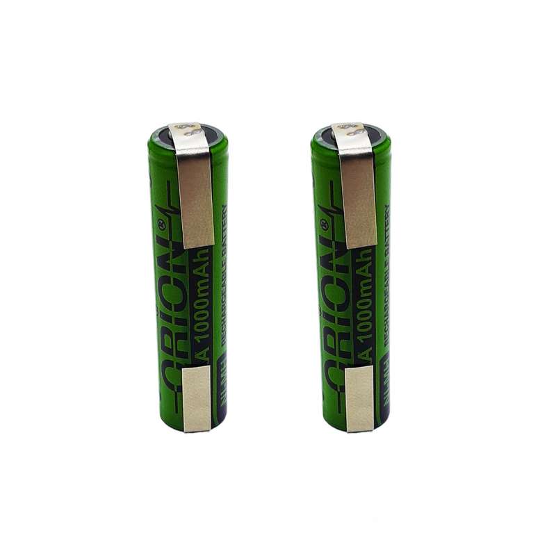 باتری نیم قلمی قابل شارژ اوریون مدل AAA 1000mAh بسته دو عددی باتری نیم قلمی قابل شارژ اوریون مدل AAA 1000mAh بسته دو عددی