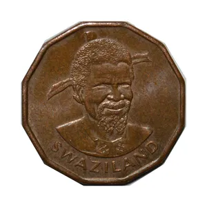 سکه تزیینی طرح یک سنت اِسواتینی مدل 1974