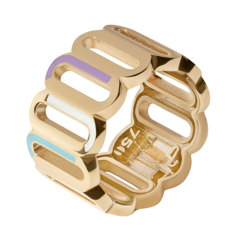 انگشتر طلا 18 عیار زنانه تاج مدل نیل سایز 53