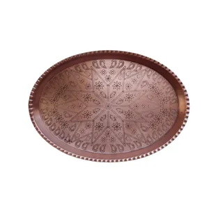 سینی مسی طرح بیضی کد 04 MOR