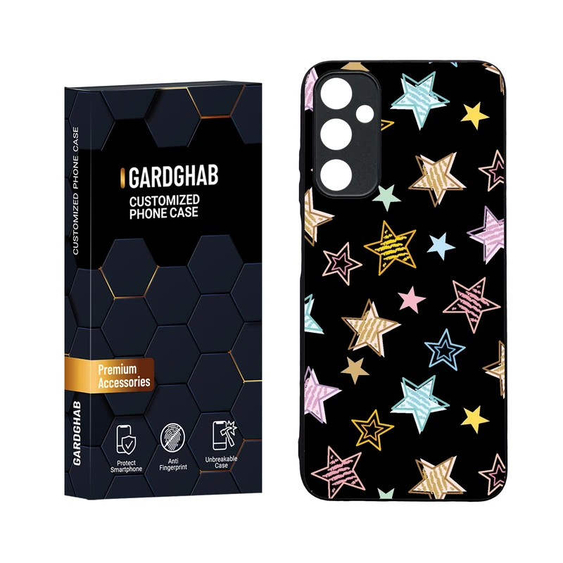 کاور گارد قاب مدل دورژله ای پشت گلس دخترانه مناسب برای گوشی موبایل سامسونگ Galaxy A05s