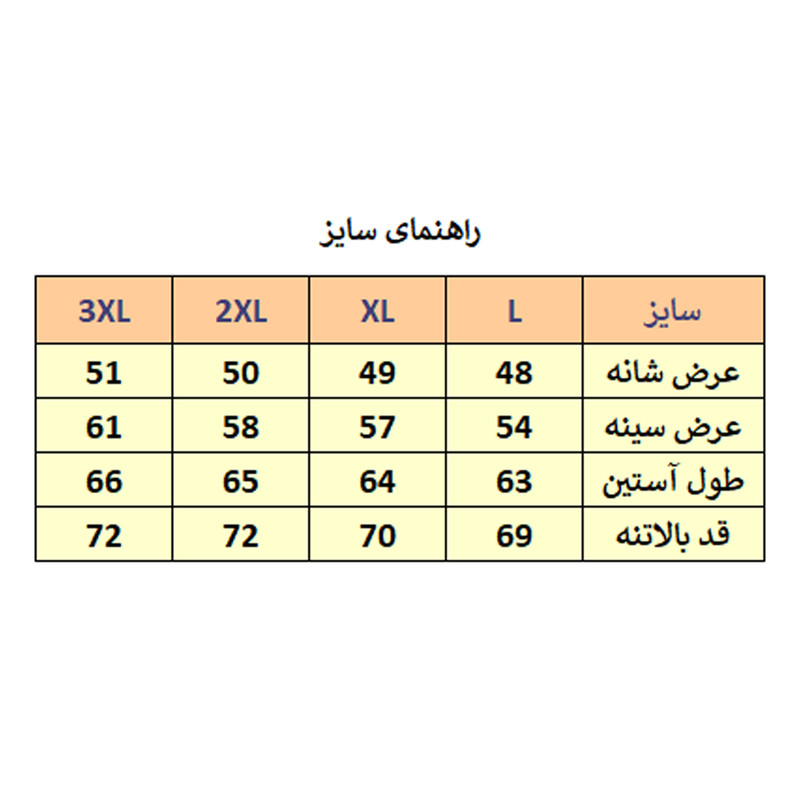 کاپشن مردانه مدل M3593