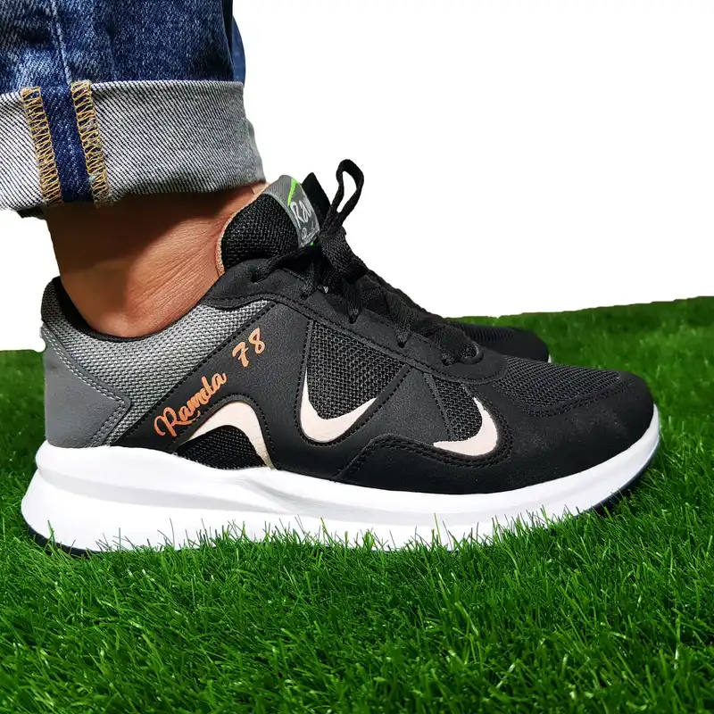 کفش پیاده روی زنانه رامیلا مدل مدلین کد 2025 رنگ مشکی