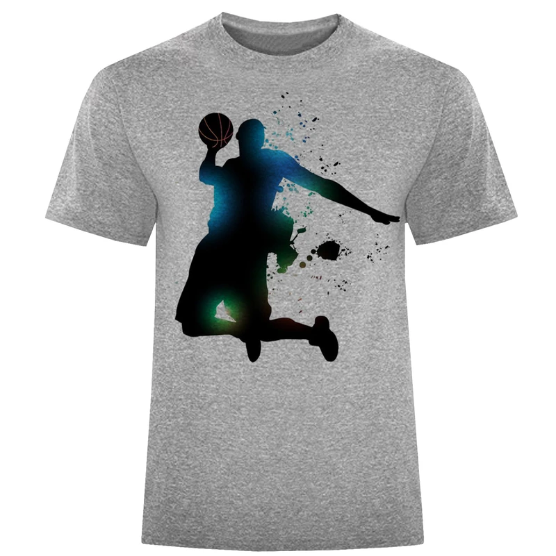 تیشرت آستین کوتاه مردانه طرح NBA کد W458