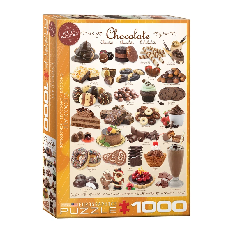 پازل 1000 تکه یوروگرافیکس پازلز مدل Chocolate كد 0411-6000