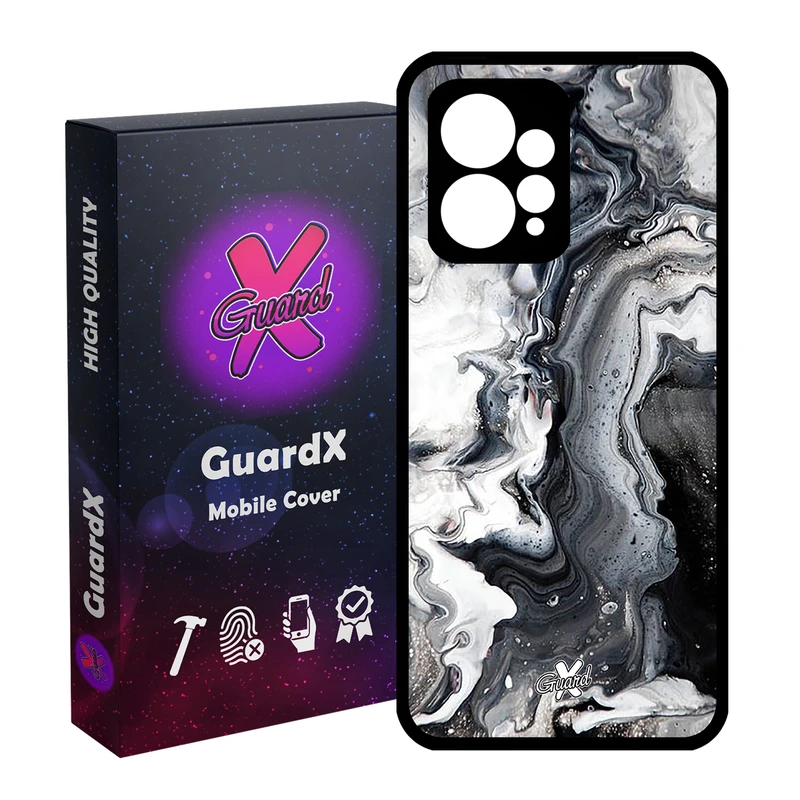 کاور گارد ایکس طرح ماربل مدل Glass10277 مناسب برای گوشی موبایل شیائومی Redmi Note 12 4G