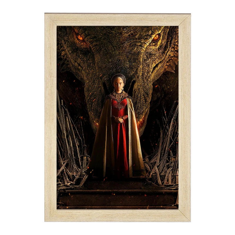 تابلو خندالو مدل رینیرا سریال خاندان اژدهایان House of dragon کد 28503