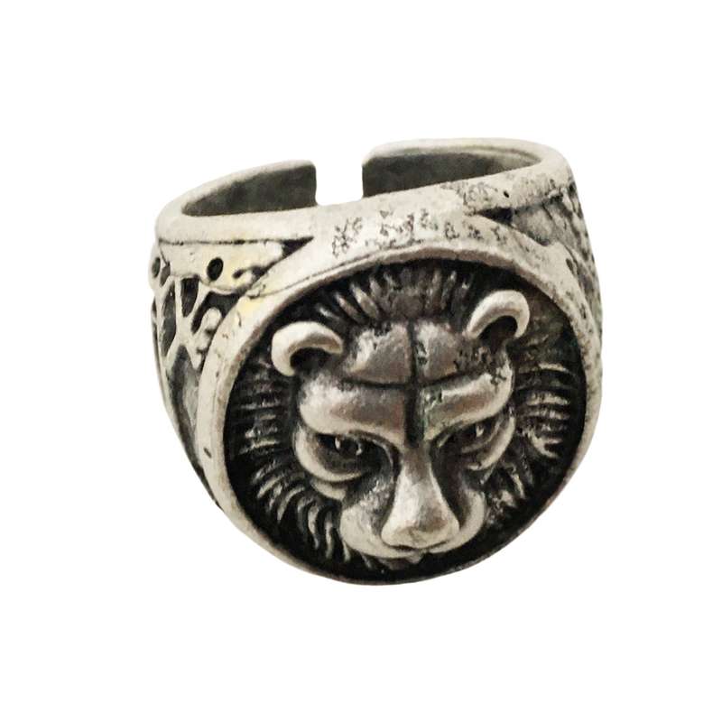 انگشتر مردانه طرح شیر کد a122 انگشتر مردانه طرح شیر کد a122