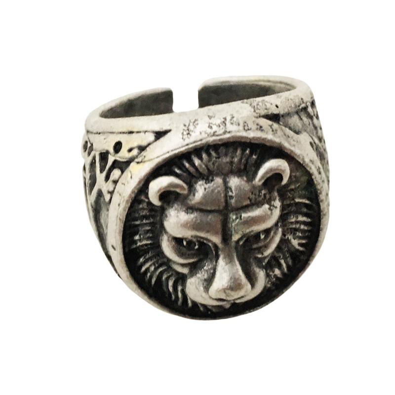 انگشتر مردانه طرح شیر کد a122 انگشتر مردانه طرح شیر کد a122