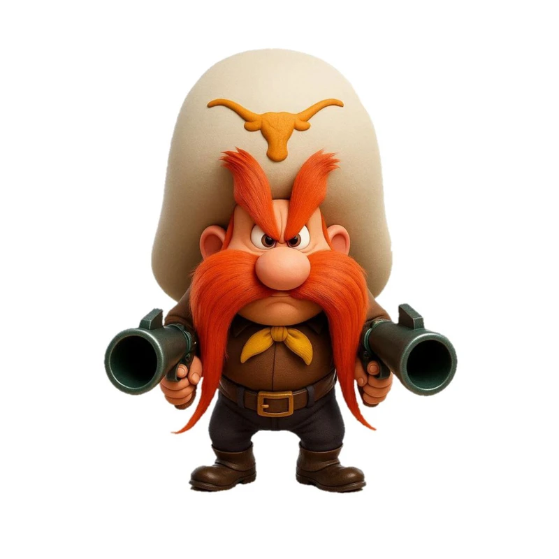 استیکر پارچه و لباس پاد آفرین مدل کارتونی تفنگ دار کد 2190