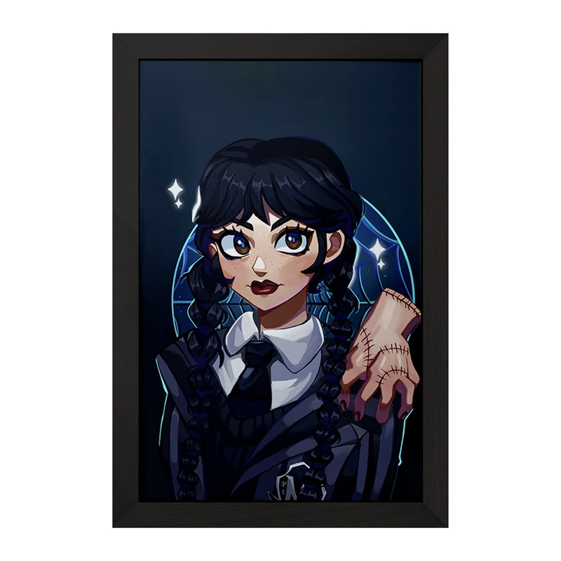 تابلو خندالو مدل ونزدی (Wednesday) کد F2469