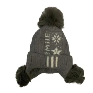 کلاه بافتنی بچگانه مدل ستاره کد 1090