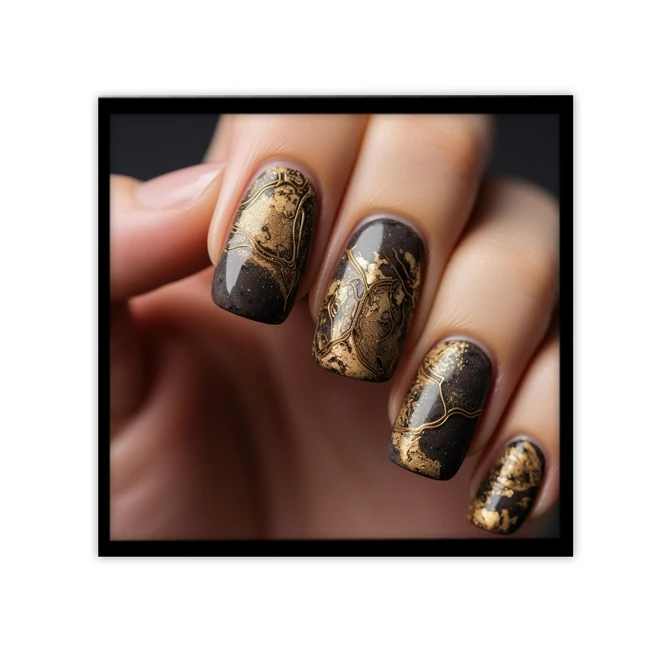 تابلو نوری بکلیت طرح لاک و ناخن مدل لایت باکس B-MID-19654