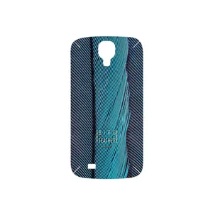 MAHOOT Turquoise feathers Cover Sticker for Samsung Galaxy S4