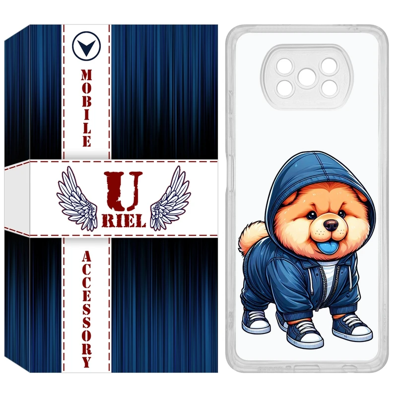 کاور یوریل مدل Clear کد 65 طرح سگ مناسب برای گوشی موبایل شیائومی Poco X3 / X3 Pro / X3 NFC
