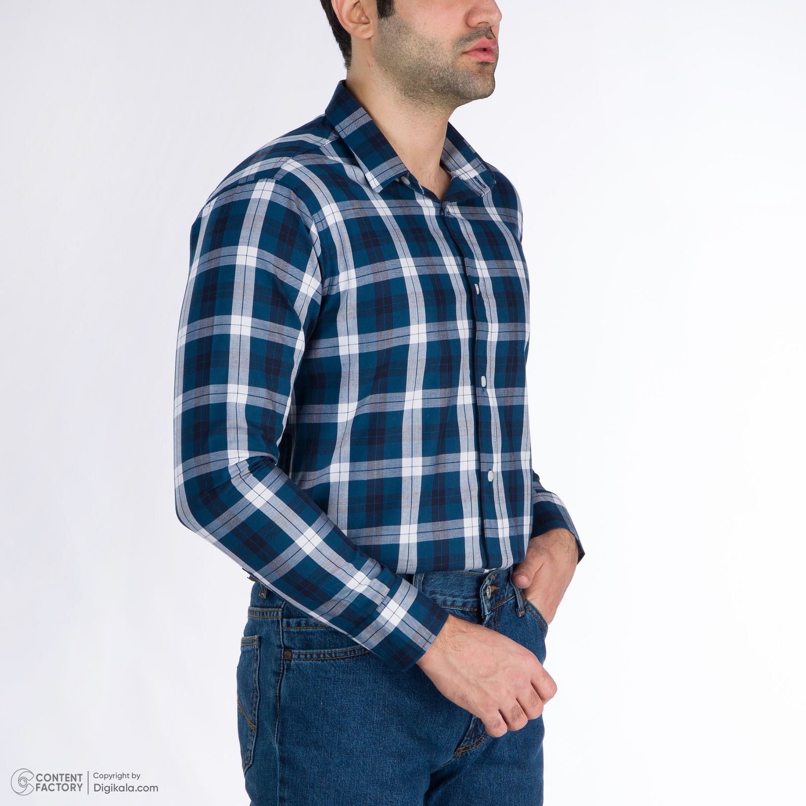 پیراهن آستین بلند مردانه باینت مدل 2261702-47 -  - 9