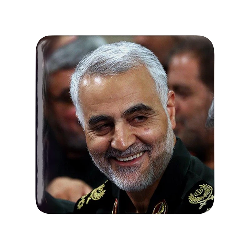 مگنت خندالو طرح سردار قاسم سلیمانی کد 2612
