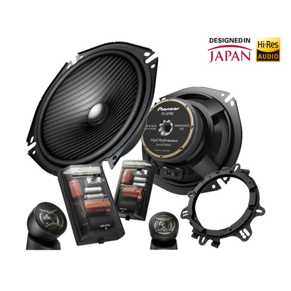 کامپوننت خودرو جلو پایونیر مدل TS J170C سایز ۶ اینچ مجموعه ۶ عددی